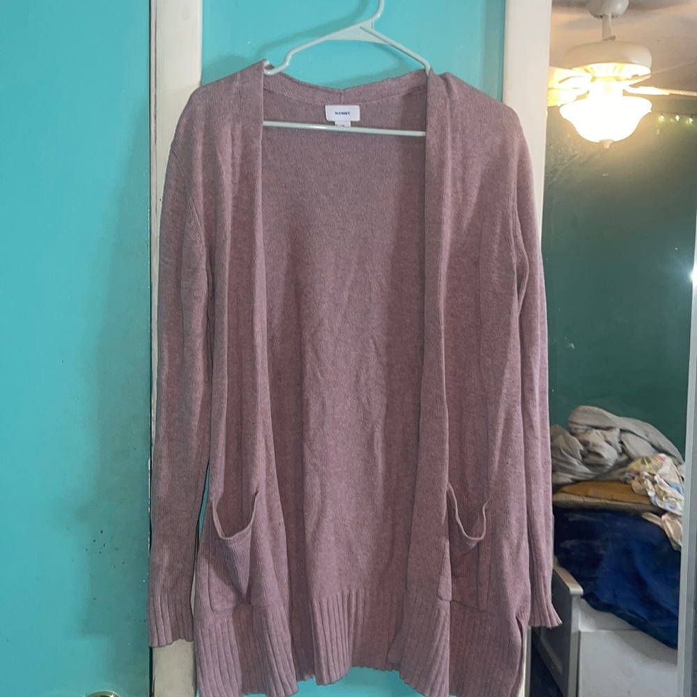 cardigan from Old Navy. Size medium. Purpleish pinkish